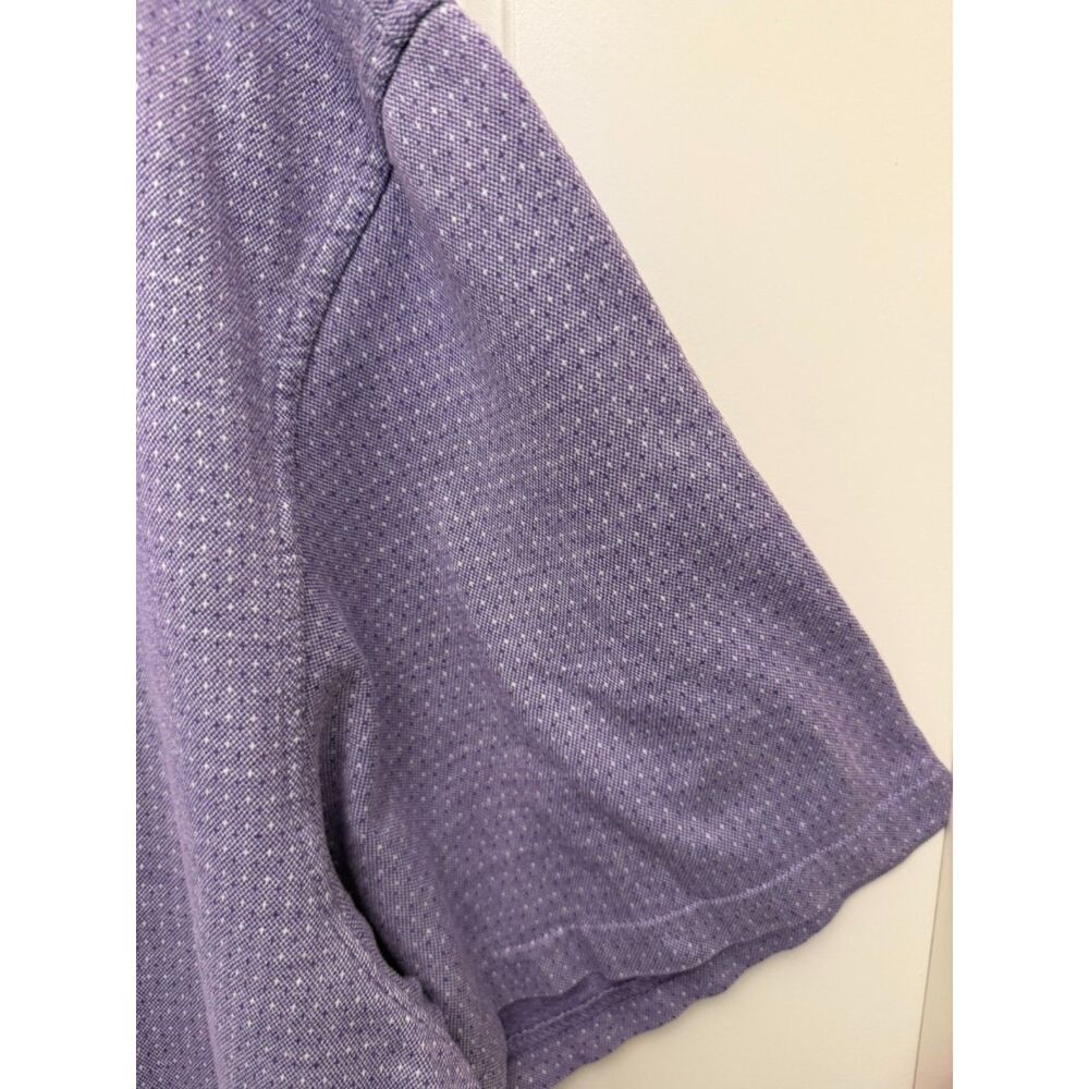 Jos. A. Bank Traveler Purple Diamond Polo L - Picture 5 of 8